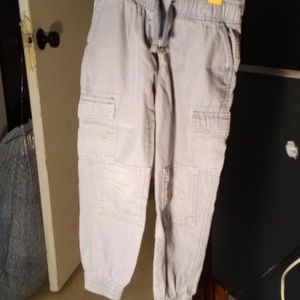 Gray Cargo Joggers